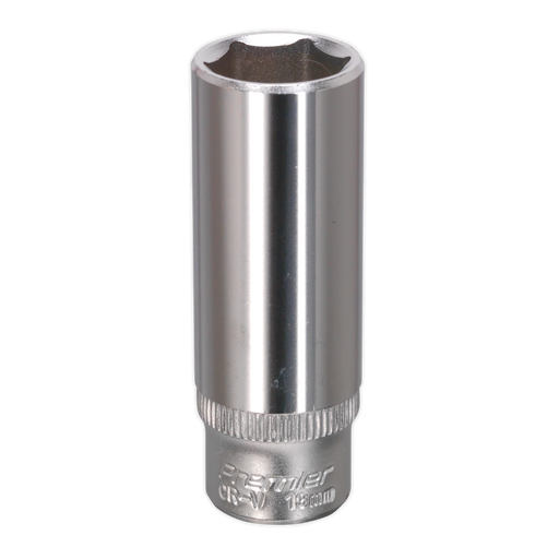 Sealey - S1413D WallDrive® Socket 13mm Deep 1/4"Sq Drive Hand Tools Sealey - Sparks Warehouse