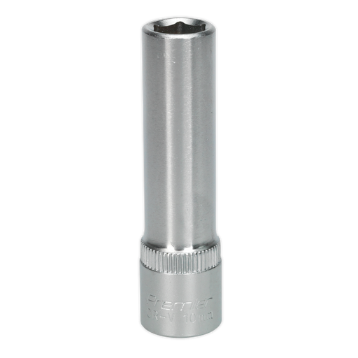 Sealey - S3810D WallDrive® Socket 10mm Deep 3/8"Sq Drive Hand Tools Sealey - Sparks Warehouse