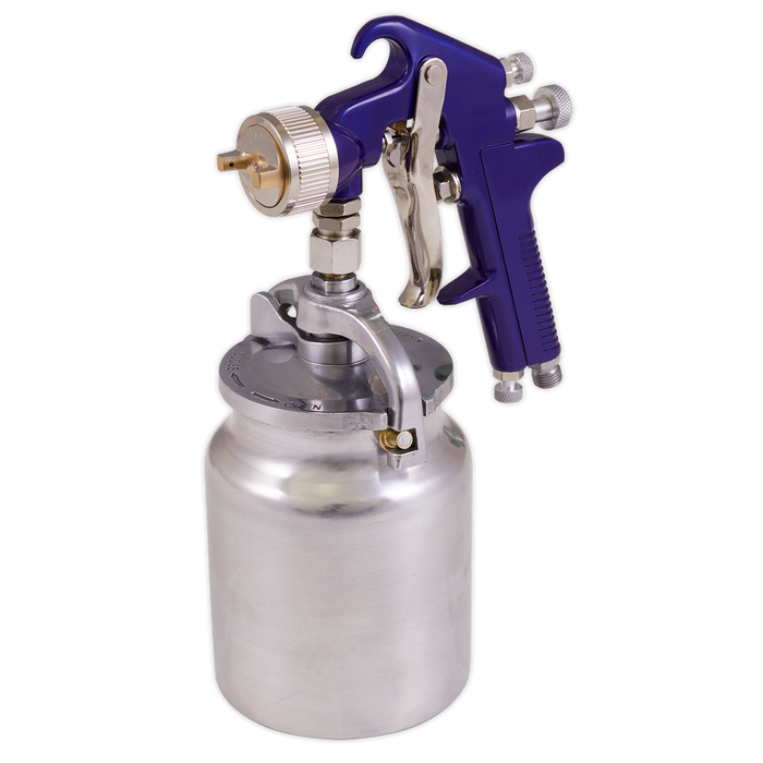 Sealey - S717 Suction Feed Spray Gun 1.7mm Set-Up Bodyshop Sealey - Sparks Warehouse