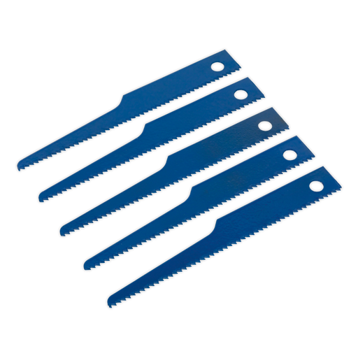 Sealey - SA34/B14 Air Saw Blade 14tpi Pack of 5 Consumables Sealey - Sparks Warehouse