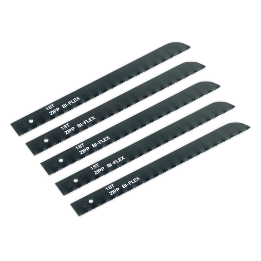 Sealey - SA346/B18 Air Saw Blade 18tpi Pack of 5 Consumables Sealey - Sparks Warehouse