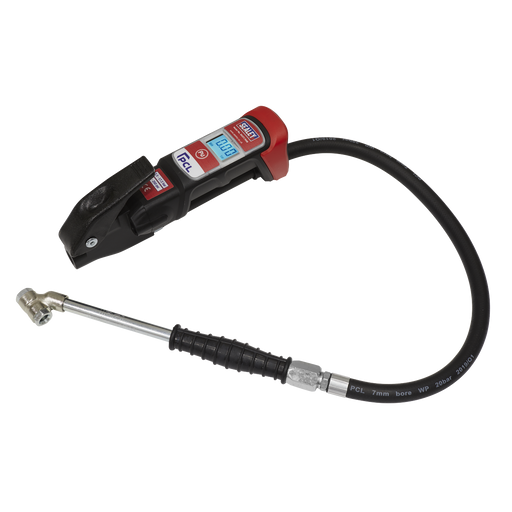Sealey - SA37/96B Premier Anodised Digital Tyre Inflator with Twin Push-On Connector Vehicle Service Tools Sealey - Sparks Warehouse
