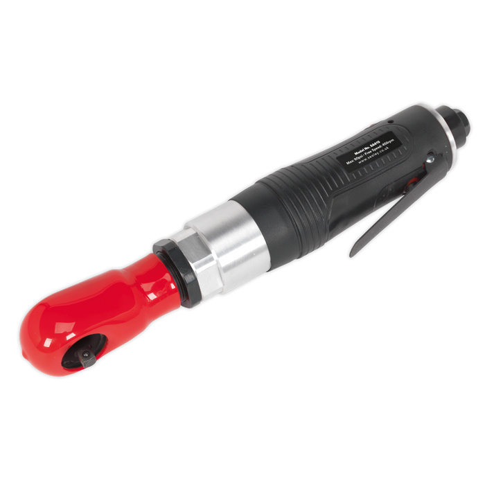 Sealey - SA615 Air Ratchet Wrench Reactionless High Torque 3/8"Sq Drive Air Power Tools Sealey - Sparks Warehouse