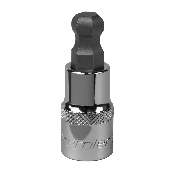 Sealey - SBBH010 Ball-End Hex Socket Bit 12mm 1/2"Sq Drive Hand Tools Sealey - Sparks Warehouse