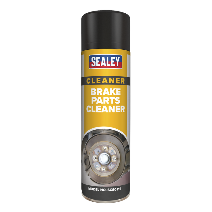 Sealey - SCS011 Brake Parts Cleaner 500ml Pack of 6 Consumables Sealey - Sparks Warehouse