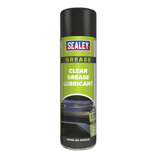 Sealey - SCS012S Clear Grease Lubricant 500ml Consumables Sealey - Sparks Warehouse