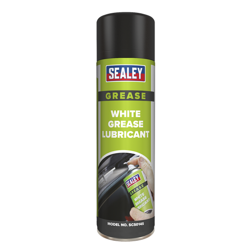 Sealey - SCS014S White Grease Lubricant 500ml Consumables Sealey - Sparks Warehouse