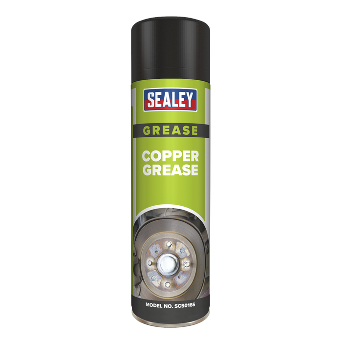 Sealey - SCS016S Copper Grease Lubricant 500ml Consumables Sealey - Sparks Warehouse