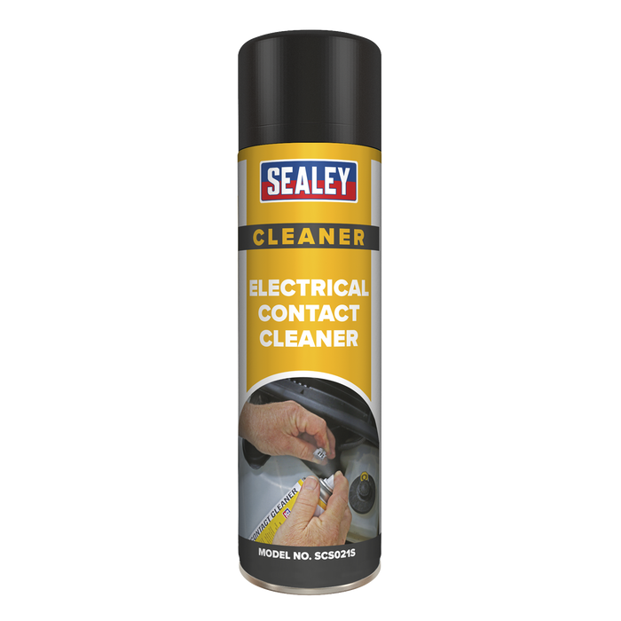 Sealey - SCS021S Electrical Contact Cleaner 500ml Consumables Sealey - Sparks Warehouse