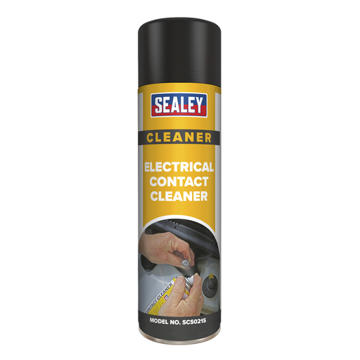 Sealey - SCS021 Electrical Contact Cleaner 500ml Pack of 6 Consumables Sealey - Sparks Warehouse