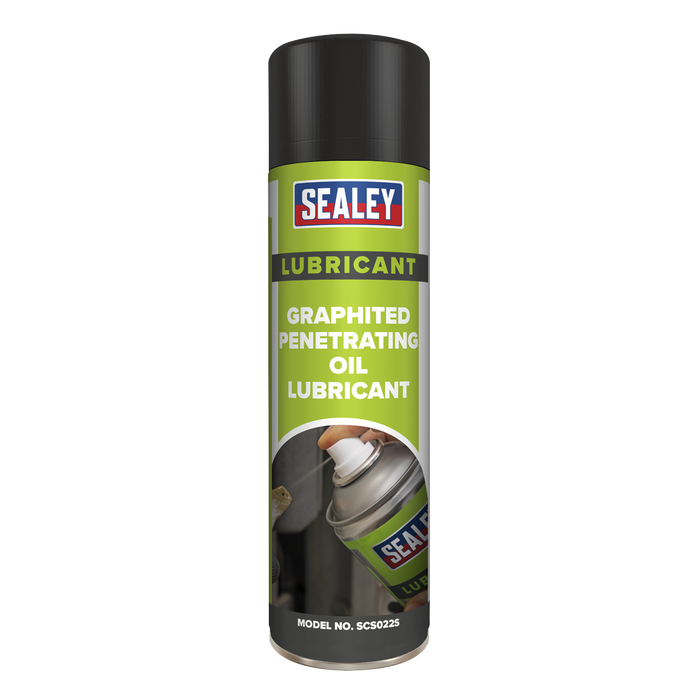 Sealey - SCS022S Graphited Penetrating Oil Lubricant 500ml Consumables Sealey - Sparks Warehouse