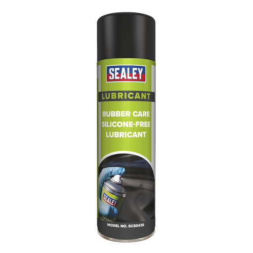 Sealey - SCS043S Rubber Care Silicone-Free Lubricant 500ml Consumables Sealey - Sparks Warehouse