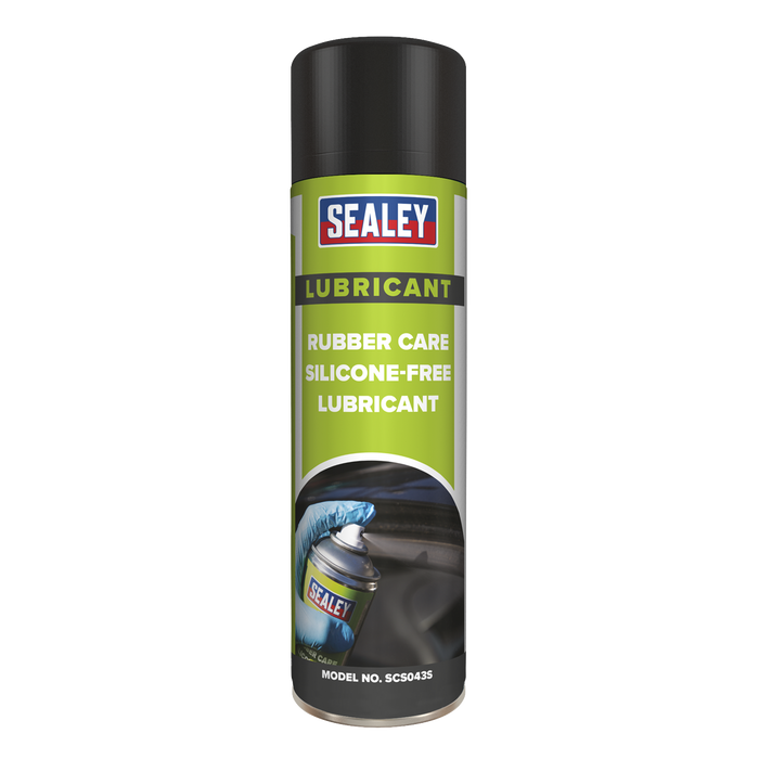 Sealey - SCS043S Rubber Care Silicone-Free Lubricant 500ml Consumables Sealey - Sparks Warehouse