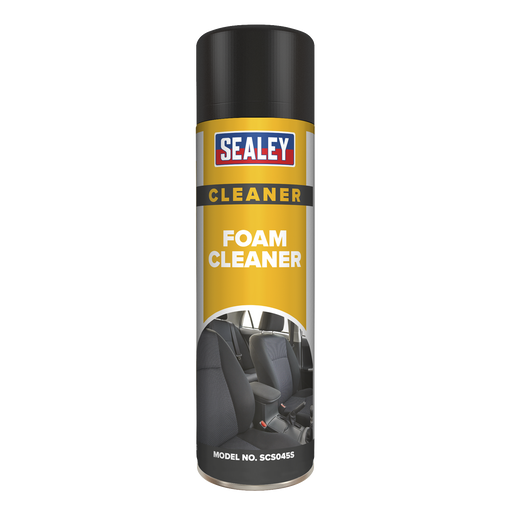 Sealey - SCS045S Foam Cleaner Multipurpose 500ml Consumables Sealey - Sparks Warehouse