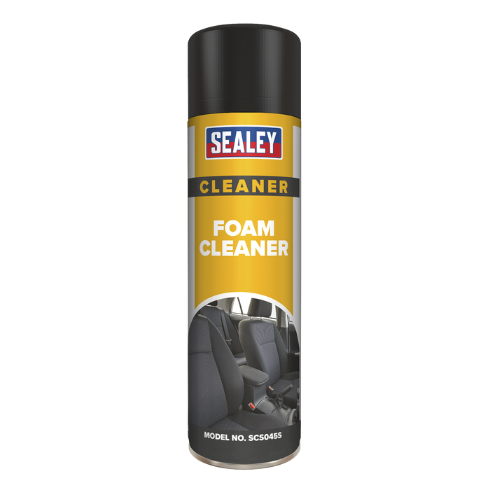 Sealey - SCS045S Foam Cleaner Multipurpose 500ml Consumables Sealey - Sparks Warehouse