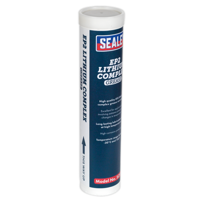 Sealey - SCS106 EP2 Lithium Complex Grease Cartridge 400g Consumables Sealey - Sparks Warehouse