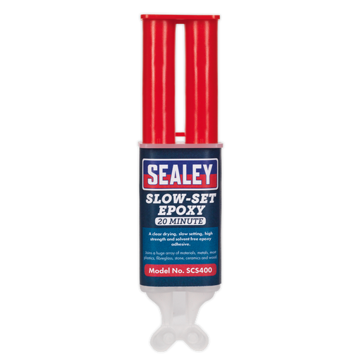 Sealey - SCS400 Slow-Set 20 Min Epoxy Adhesive 25ml Consumables Sealey - Sparks Warehouse