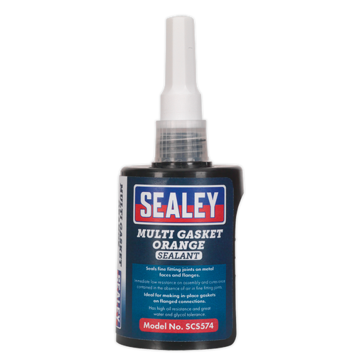 Sealey - SCS574 Multi Gasket Sealant Orange 50ml Consumables Sealey - Sparks Warehouse