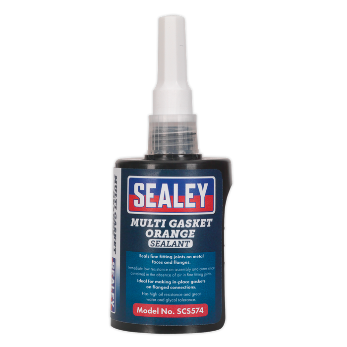 Sealey - SCS574 Multi Gasket Sealant Orange 50ml Consumables Sealey - Sparks Warehouse