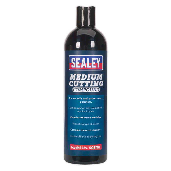 Sealey - SCS701 Cutting Compound Medium 500ml Consumables Sealey - Sparks Warehouse