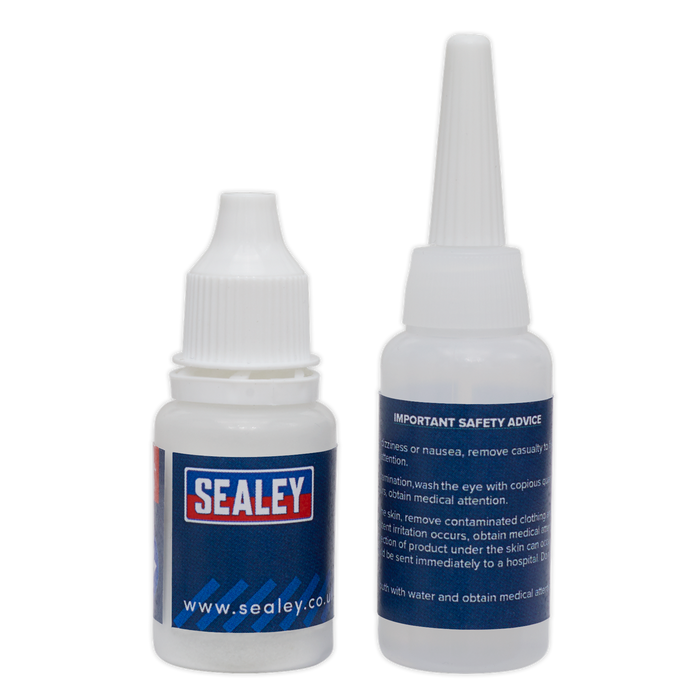 Sealey - SCS906 Fast-Fix Filler & Adhesive - Clear Consumables Sealey - Sparks Warehouse