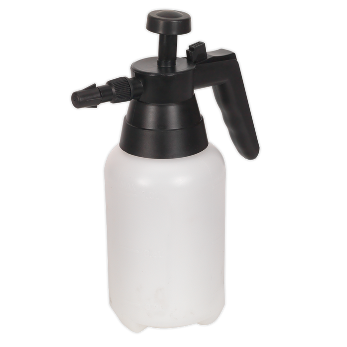 Sealey - SCSG02 Pressure Solvent Sprayer with Viton® Seals 1ltr Consumables Sealey - Sparks Warehouse