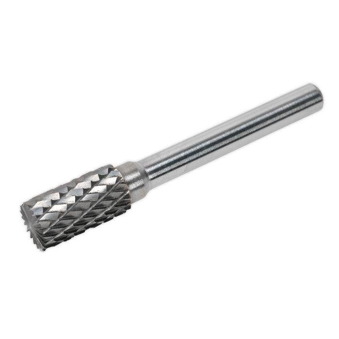 Sealey - SDB01 Tungsten Carbide Rotary Burr Cylindrical Front End Cut Ø10mm Consumables Sealey - Sparks Warehouse