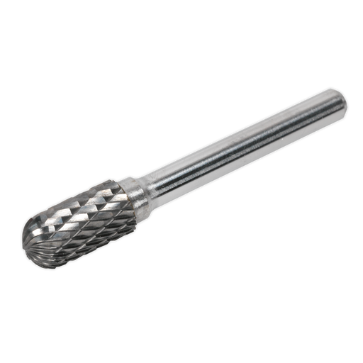 Sealey - SDB02 Tungsten Carbide Rotary Burr Cylindrical Ball Nose Ø10mm Consumables Sealey - Sparks Warehouse