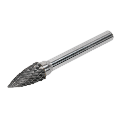 Sealey - SDB03 Tungsten Carbide Rotary Burr Arc Pointed Nose 10mm Consumables Sealey - Sparks Warehouse