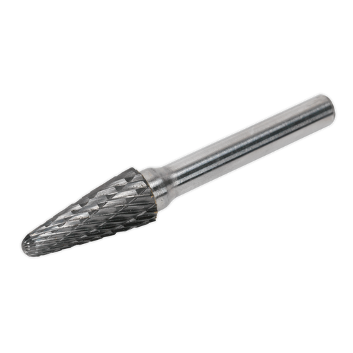 Sealey - SDB06 Tungsten Carbide Rotary Burr Conical Ball Nose 10mm Consumables Sealey - Sparks Warehouse
