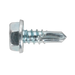 Sealey - SDHX4813 Self Drilling Screw 4.8 x 13mm Hex Head Zinc DIN 7504K Pack of 100 Consumables Sealey - Sparks Warehouse