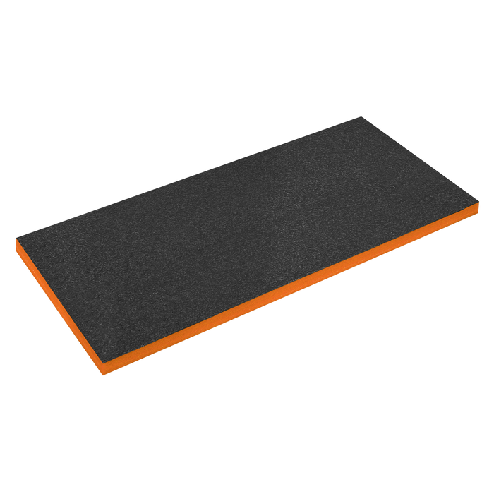 Sealey - SF50OR 1200 x 550 x 50mm Easy Peel Shadow Foam® Orange/Black Hand Tools Sealey - Sparks Warehouse