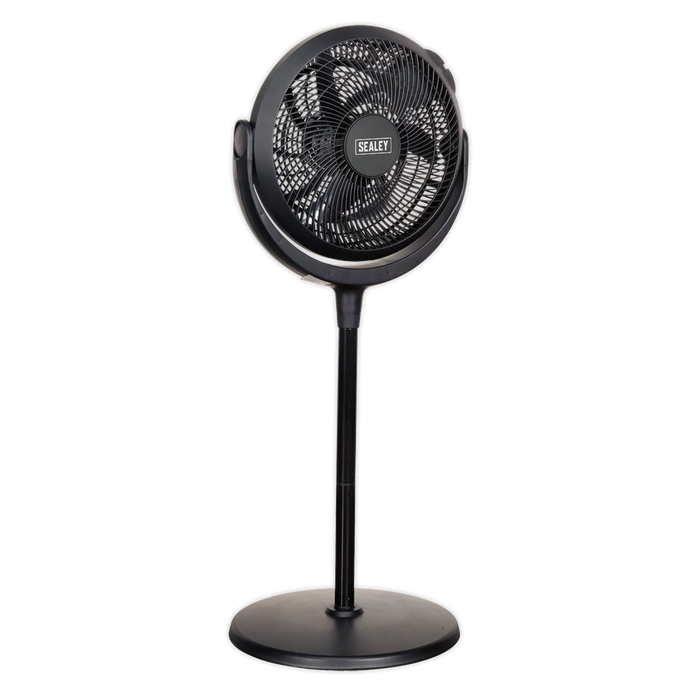 Sealey - SFF12DP Desk & Pedestal Fan 12" 230V Heating & Cooling Sealey - Sparks Warehouse