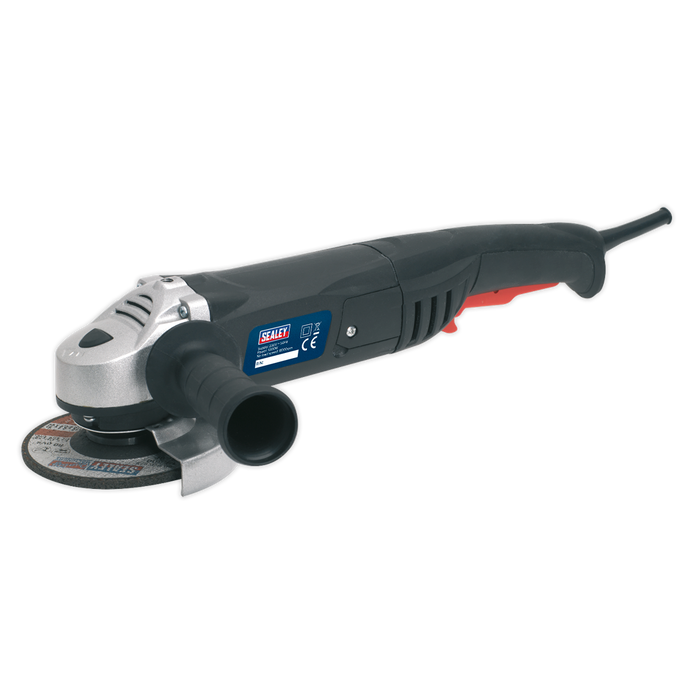 Sealey - SG125EU Angle Grinder Ø125mm 1000W/230V with Schuko Plug Electric Power Tools Sealey - Sparks Warehouse