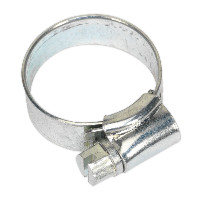 Sealey - SHC0X Hose Clip Zinc Plated Ø16-25mm Pack of 20 Consumables Sealey - Sparks Warehouse