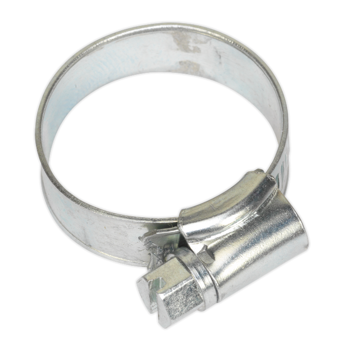 Sealey - SHC1A Hose Clip Zinc Plated Ø19-29mm Pack of 20 Consumables Sealey - Sparks Warehouse