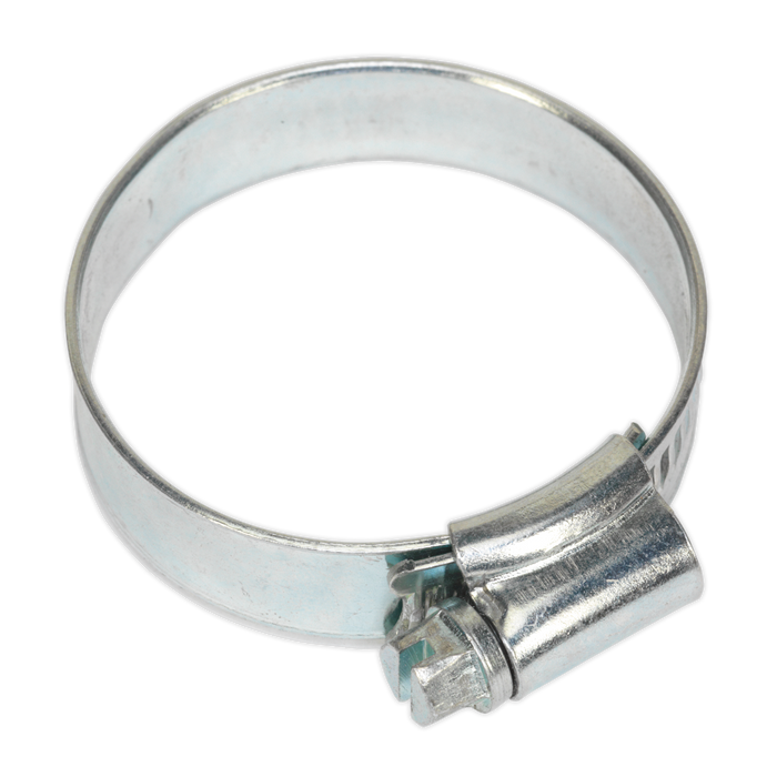 Sealey - SHC245 Hose Clip Zinc Plated Ø32-44mm Pack of 20 Consumables Sealey - Sparks Warehouse