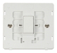 Scolmore SIN025PW - 10AX 1 Gang Intermediate Switch Insert - White Definity Scolmore - Sparks Warehouse