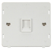Scolmore SIN115PW - Single RJ11 Socket Outlet Insert - White Definity Scolmore - Sparks Warehouse