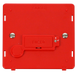 Scolmore SIN249RD - 3A Fused Connection Unit With Flex Outlet (Lockable) Insert - Red Definity Scolmore - Sparks Warehouse