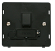 Scolmore SIN251BK - 13A Fused Switched Conn. Unit With Flex Outlet (Lockable) Insert - Black Definity Scolmore - Sparks Warehouse