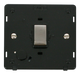 Scolmore SIN522BKSS - INGOT 20A DP Switch With Flex Outlet  Insert - Black / Stainless Steel Definity Scolmore - Sparks Warehouse