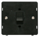 Scolmore SIN622BK - 20A 1 Gang DP Switch Insert - Black Definity Scolmore - Sparks Warehouse