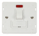 Scolmore SIN652PW - 13A Fused Switched Connection Unit With Neon Insert - White Definity Scolmore - Sparks Warehouse