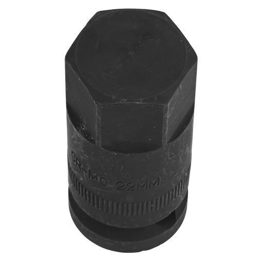 Sealey - SMC36 Motorcycle Wheel Nut Socket 1/2"Sq Drive H22 Motorcycle Tools Sealey - Sparks Warehouse