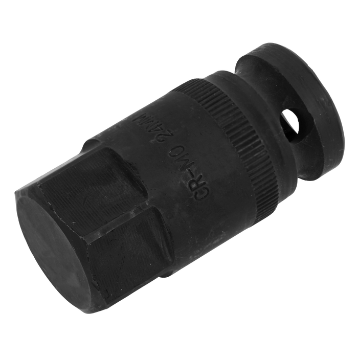 Sealey - SMC37 Motorcycle Wheel Nut Socket H24 1/2"Sq Drive Motorcycle Tools Sealey - Sparks Warehouse