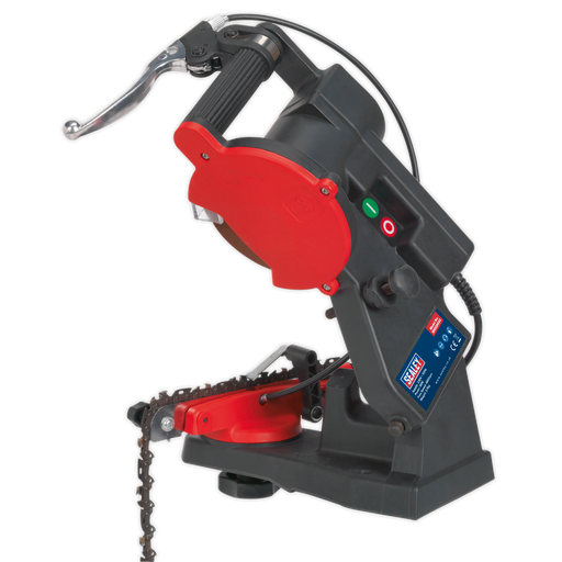 Sealey - SMS2002C Chainsaw Blade Sharpener - Quick Locating 85W Machine Shop Sealey - Sparks Warehouse