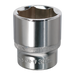 Sealey - SP1230 WallDrive® Socket 30mm 1/2"Sq Drive Fully Polished Hand Tools Sealey - Sparks Warehouse