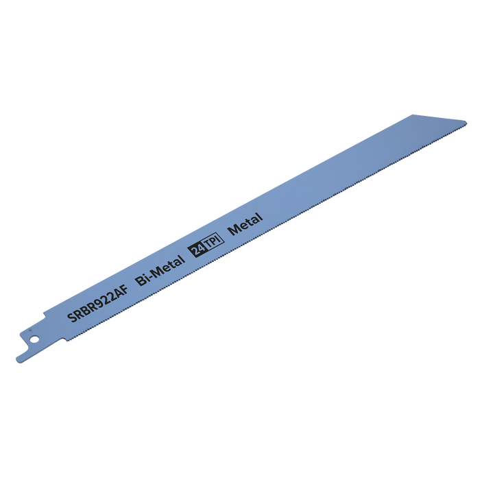 Sealey - Reciprocating Saw Blade Metal 230mm 24tpi - Pack of 5 Consumables Sealey - Sparks Warehouse