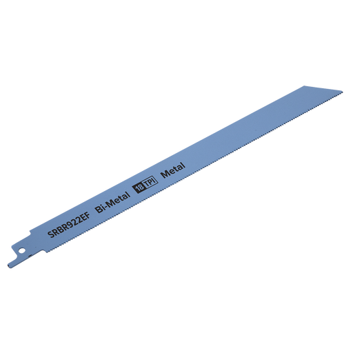 Sealey - Reciprocating Saw Blade Metal 230mm 18tpi - Pack of 5 Consumables Sealey - Sparks Warehouse